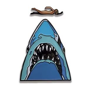 JAWS 2 Pc Brooch Pins (NWT)